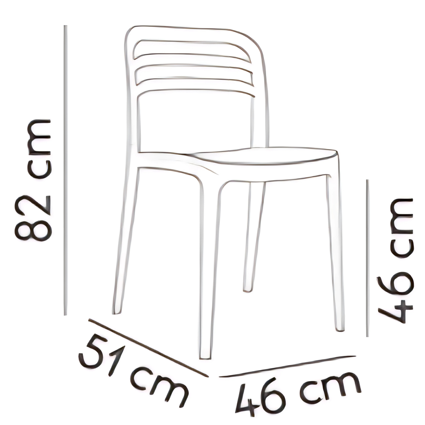 Novussi Aspen Sandalye Çöl Kahve