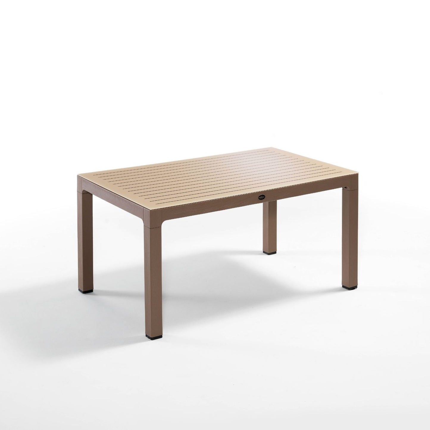 Novussi Wood Masa 90x150 Çizgili Camlı Masa