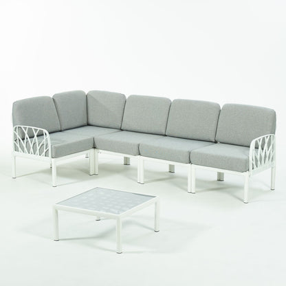 Novussi Garda Sofa Set ''L'' + Camlı Orta Sehpa